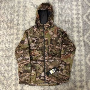 Under Armour Zip Up Brow Tine Forest Camo Jacket
